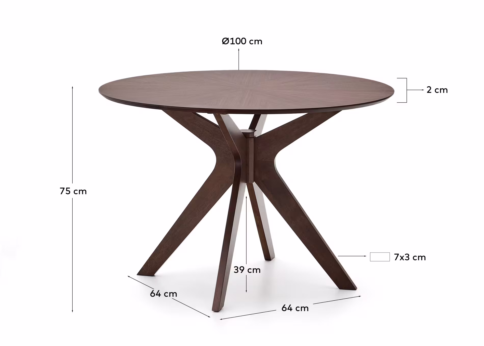 MESA COMEDOR NAANIM 100 CM - Image 8